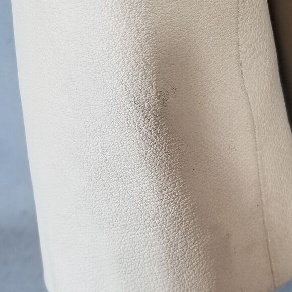 Oscar Piel leather blazer sport coat jacket men's Large Beige 2 tone Western - Picture 7 of 16